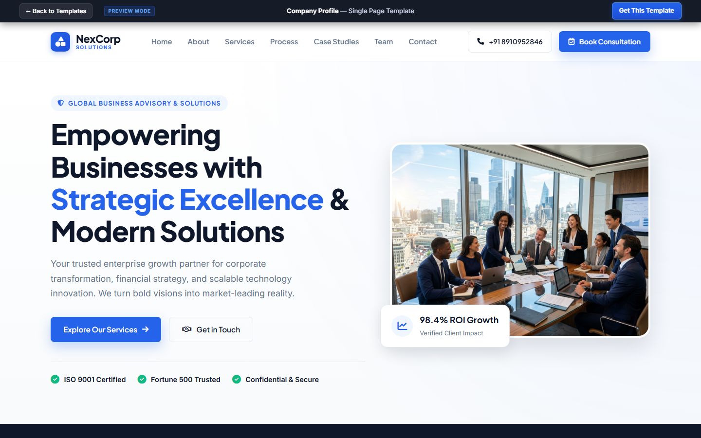 Company Profile Preview