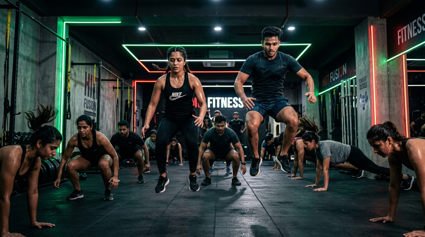 HIIT Group Class at IronPeak