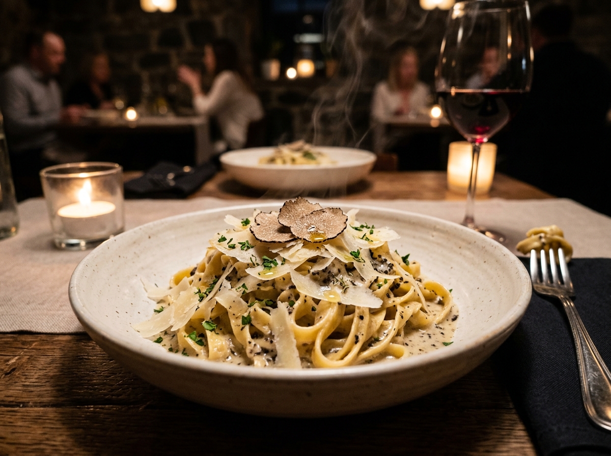 Truffle Mushroom Pasta